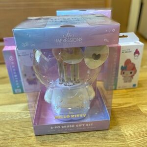🎀 Hello Kitty brush set x Impressions collab limited edition NIB
